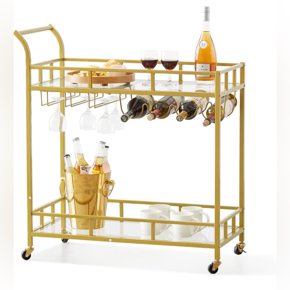 Gold bar cart for sale!